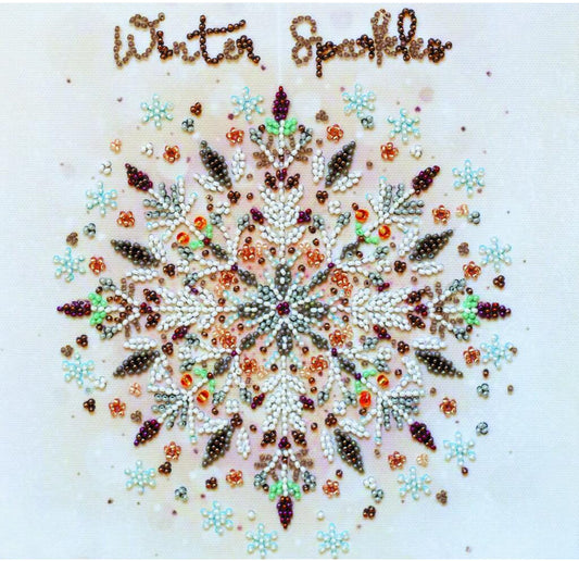 Kit de broderie de perles Flocon de neige DIY