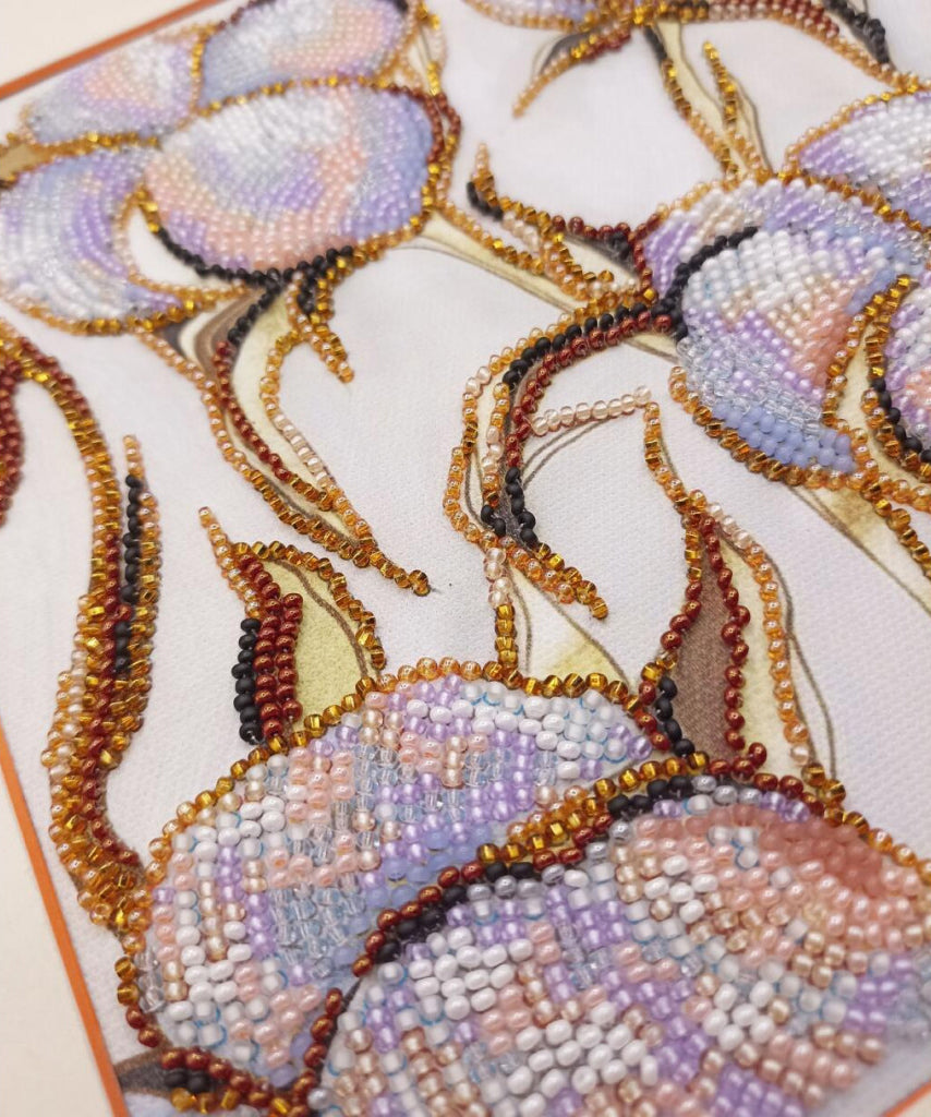 Kit de broderie de perles Fleurs délicates DIY