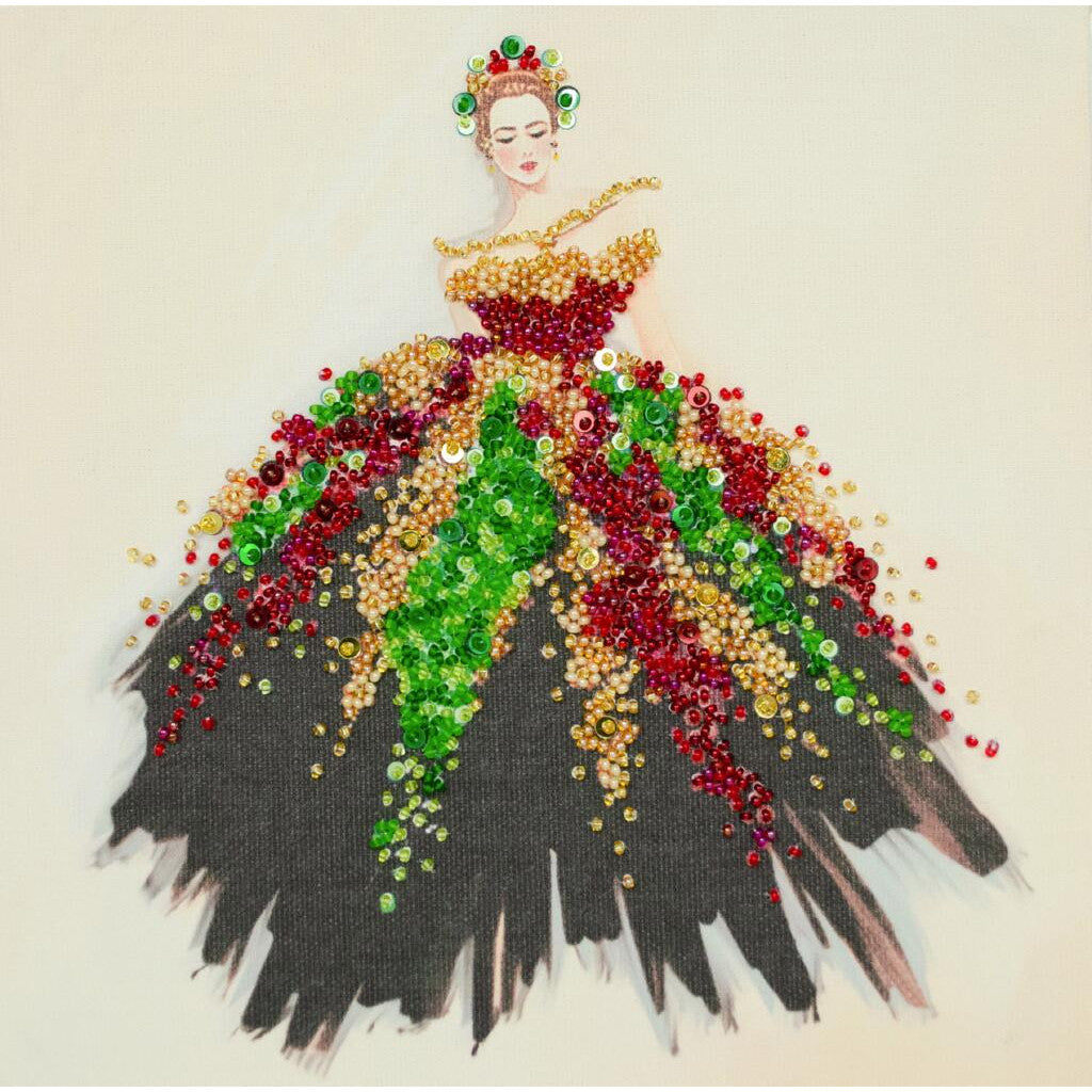 Bead Embroidery Kit Colorful Dance DIY Abris Art – DIY-craftkits