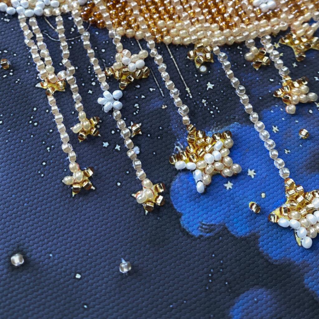 Perlenstickerei-Set Schlüssel zum Glück DIY Abris Art