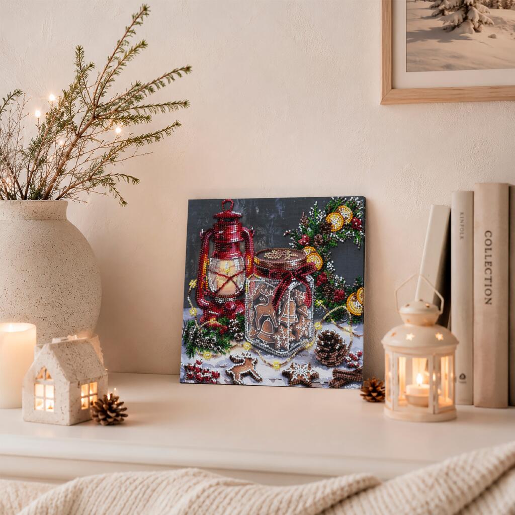 Bead Embroidery Kit Christmas DIY by Abris Art