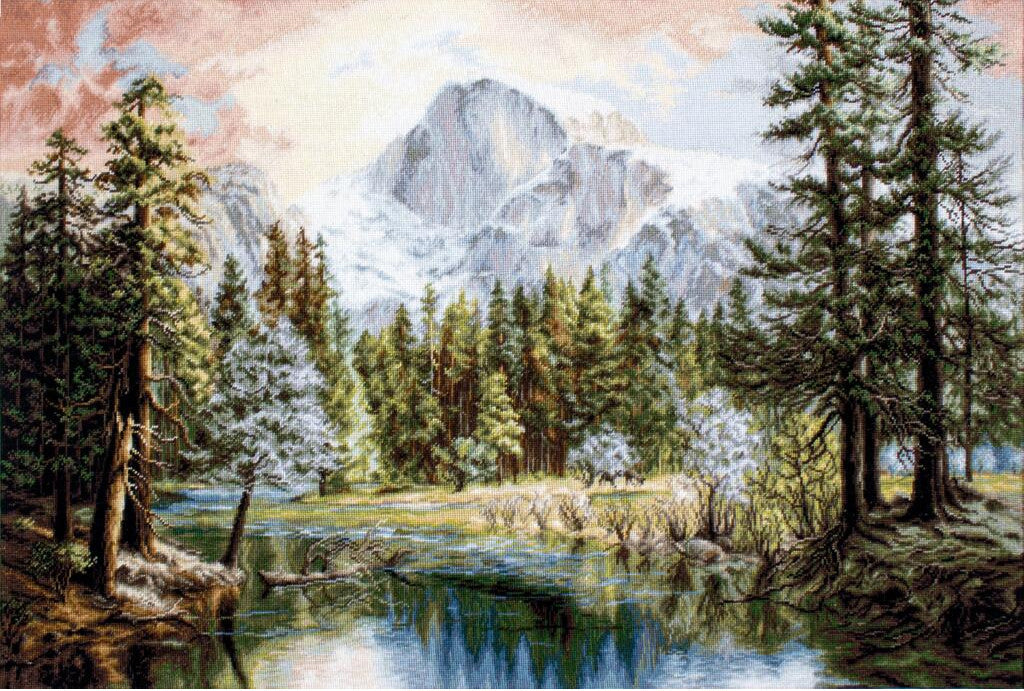Counted Cross stitch kit The greatness of nature DIY Luca-S