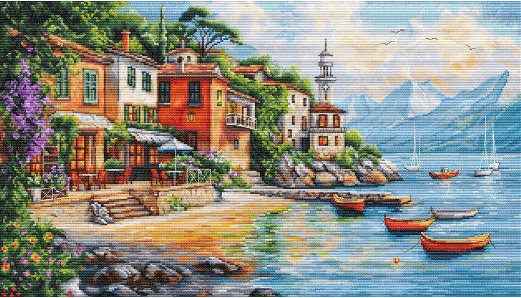 Counted Cross stitch kit Varenna DIY Luca-S