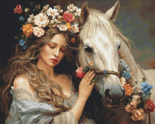 Gobelin kit Tapestry embroidery Kit Flower Fairy DIY Luca-S