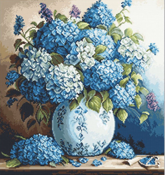 Gobelin kit Tapestry embroidery Kit Hydrangeas DIY Luca-S