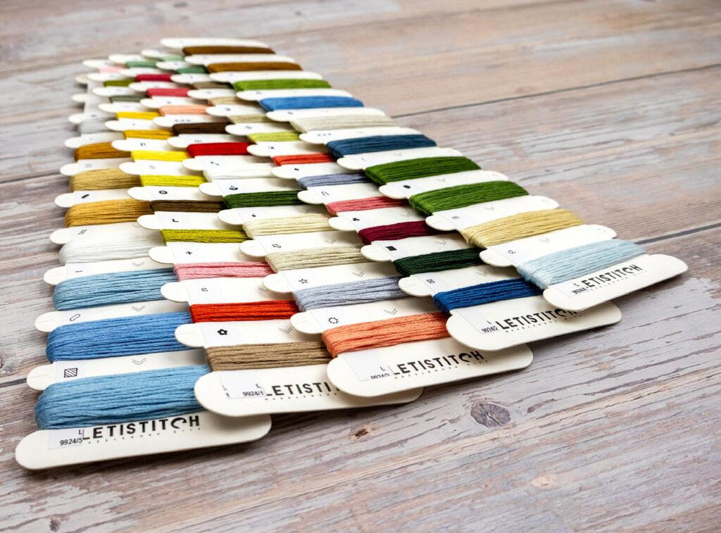 Kit de point de croix compté Une journée ensoleillée DIY Toile non imprimée