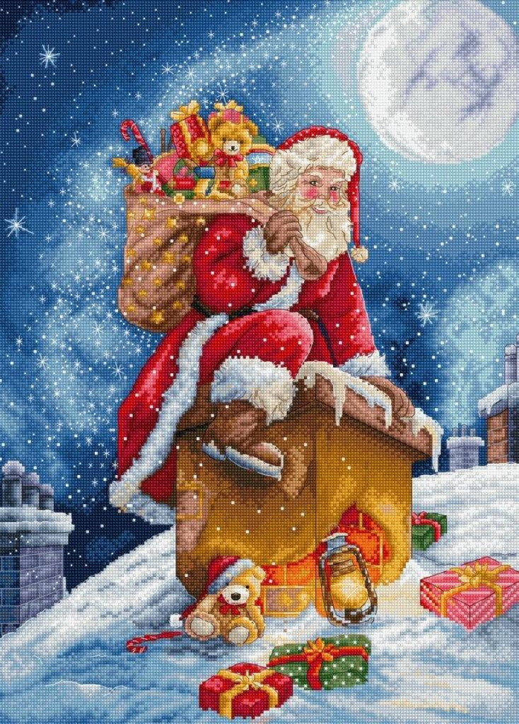 Counted Cross Stitch Kit Christmas DIY Letistitch