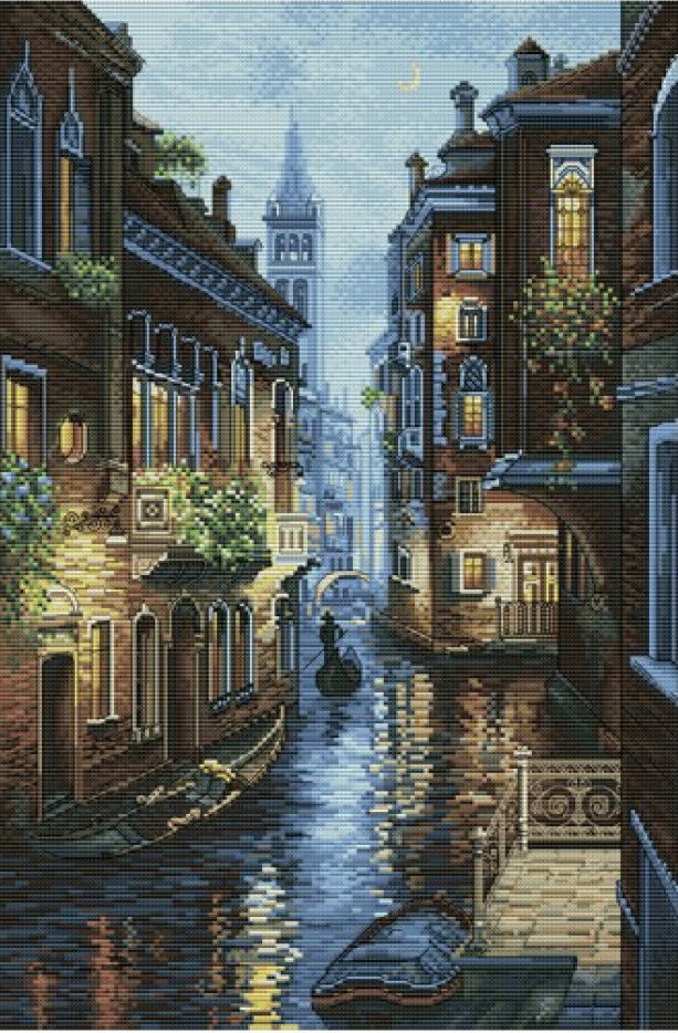 Counted Cross Stitch Kit Venice DIY VDV