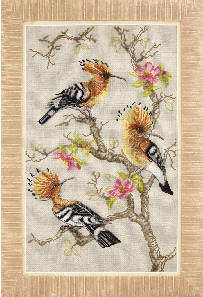 Counted Cross Stitch Kit Bird song DIY Charivna mit