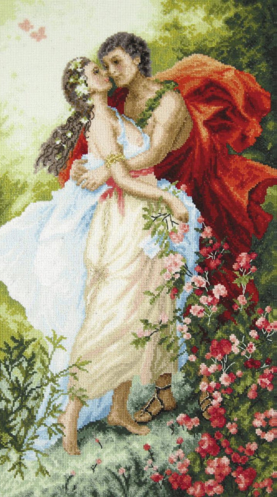 Counted Cross Stitch Kit An oath in love DIY Charivna mit