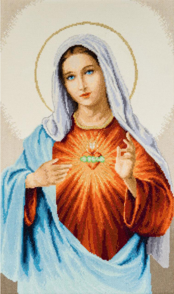 Counted Cross Stitch Kit Virgin Mary DIY Charivna mit