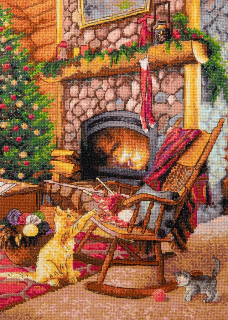 Counted Cross Stitch Kit Christmas Eve DIY Charivna mit