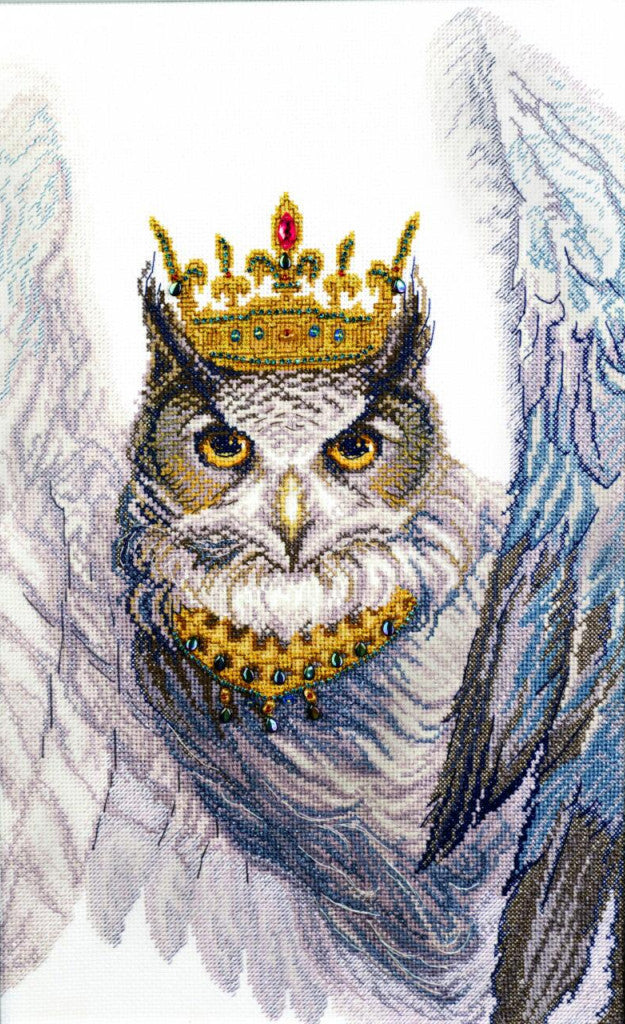 Counted Cross Stitch Kit Owl DIY Charivna mit