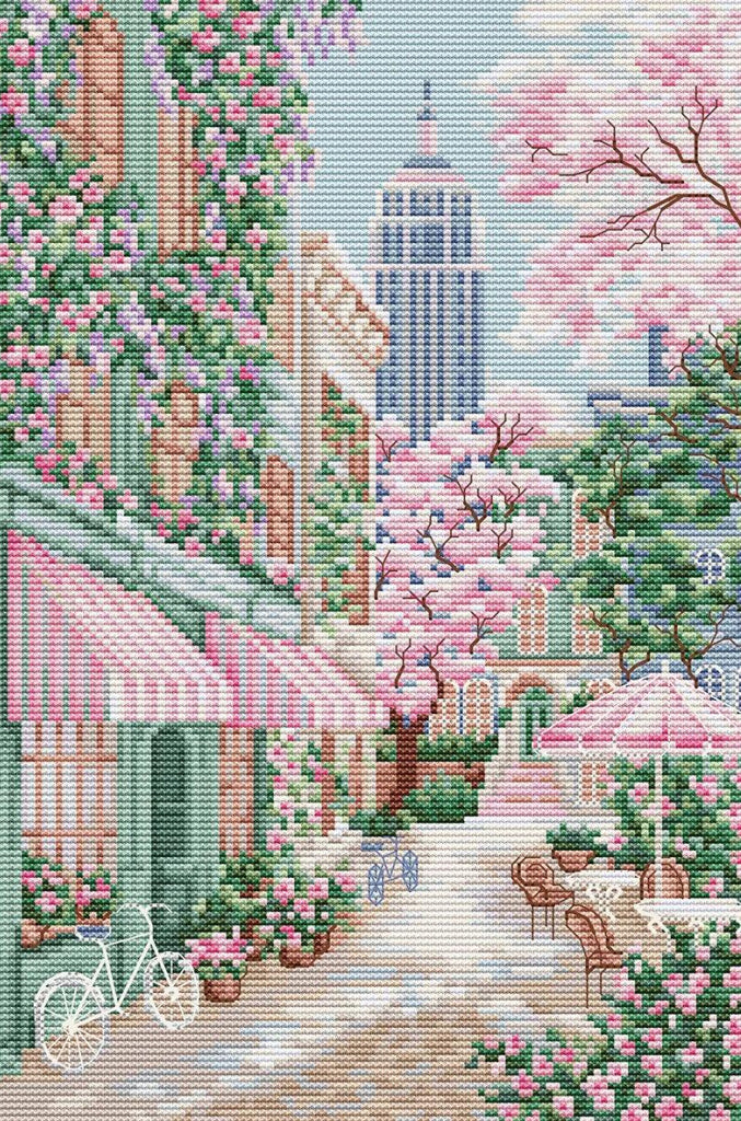 Counted Cross stitch kit New York DIY Luca-S