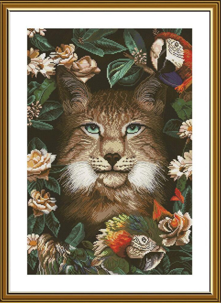 Counted Cross Stitch Kit Princess of the forest DIY Nova Sloboda