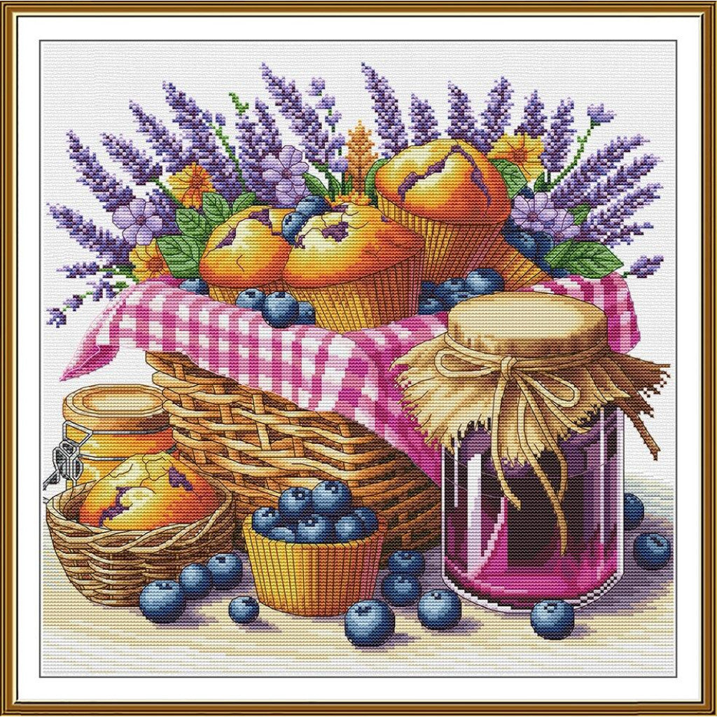 Counted Cross Stitch Kit Sweet Fragrance DIY Nova Sloboda