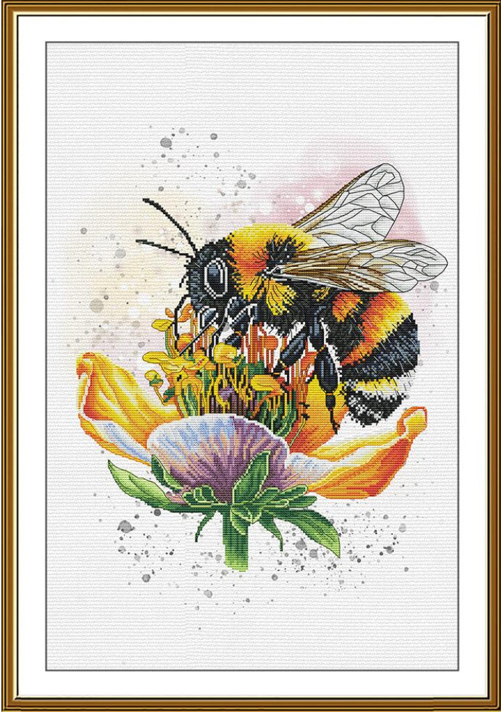 Kreuzstichset „Honey Princess Bees“ zum Selbermachen, Nova Sloboda
