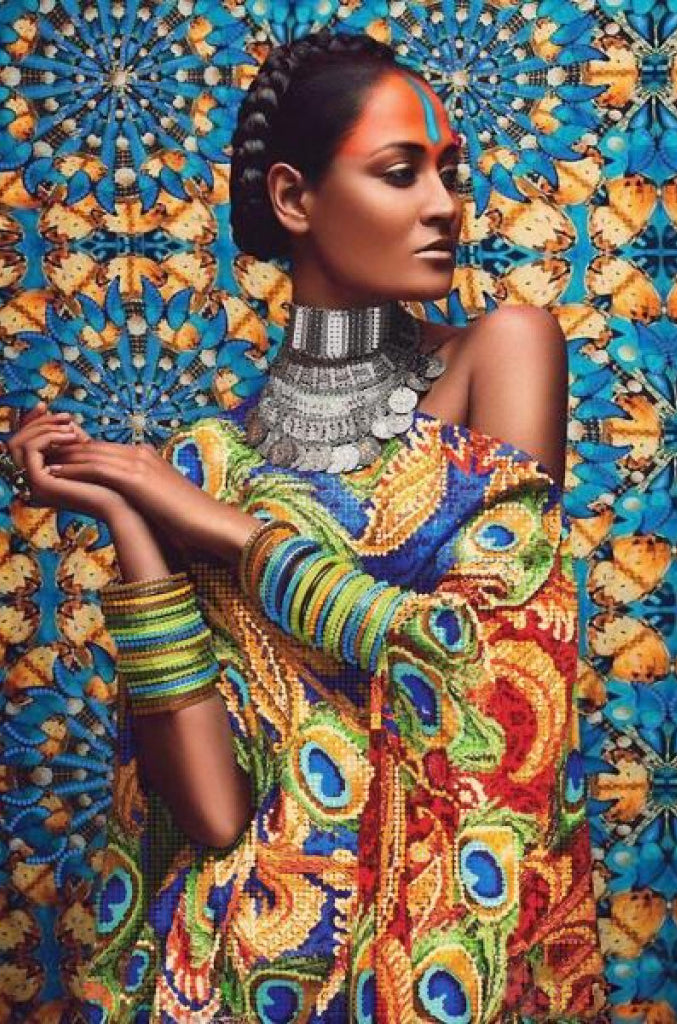 Bead Embroidery Kit Africa DIY Tela Artis