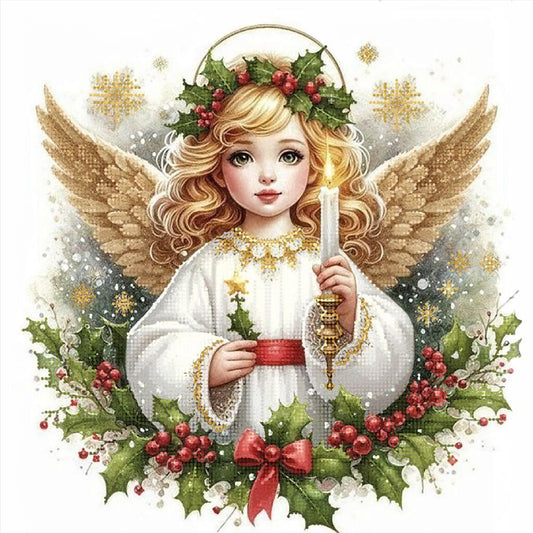 Kit de broderie de perles Ange DIY Point de croix de perles Broderie de perles