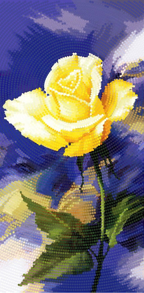 Bead Embroidery Kit Rose Flowers DIY Tela Artis