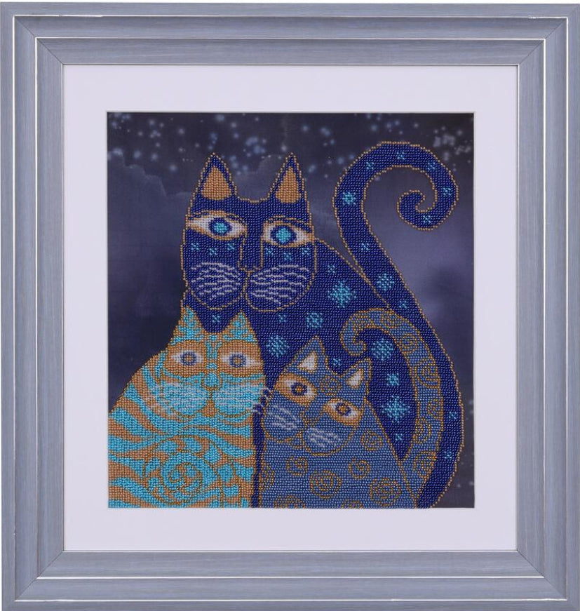 Kit de broderie de perles Chat DIY