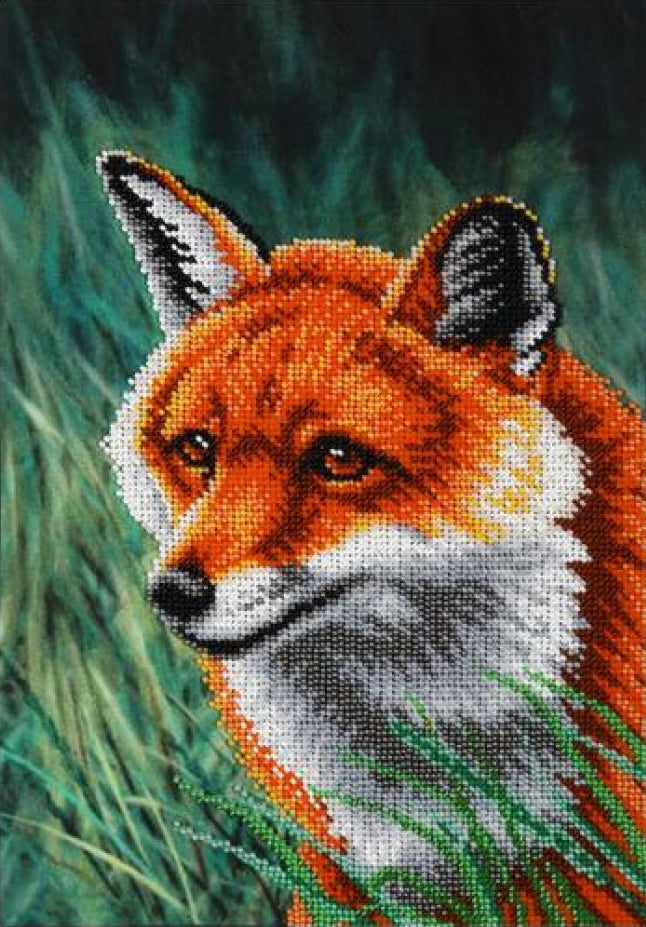 Perlen-Stickset Fuchs DIY