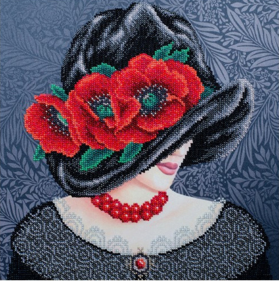 Bead Embroidery Kit Lady DIY VDV