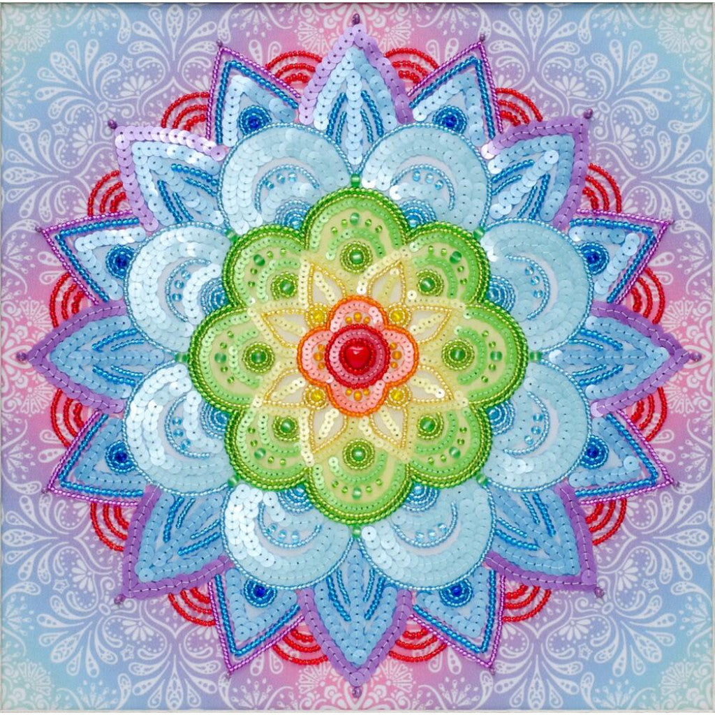 Perlen-Stickset Mandala Erfolg DIY