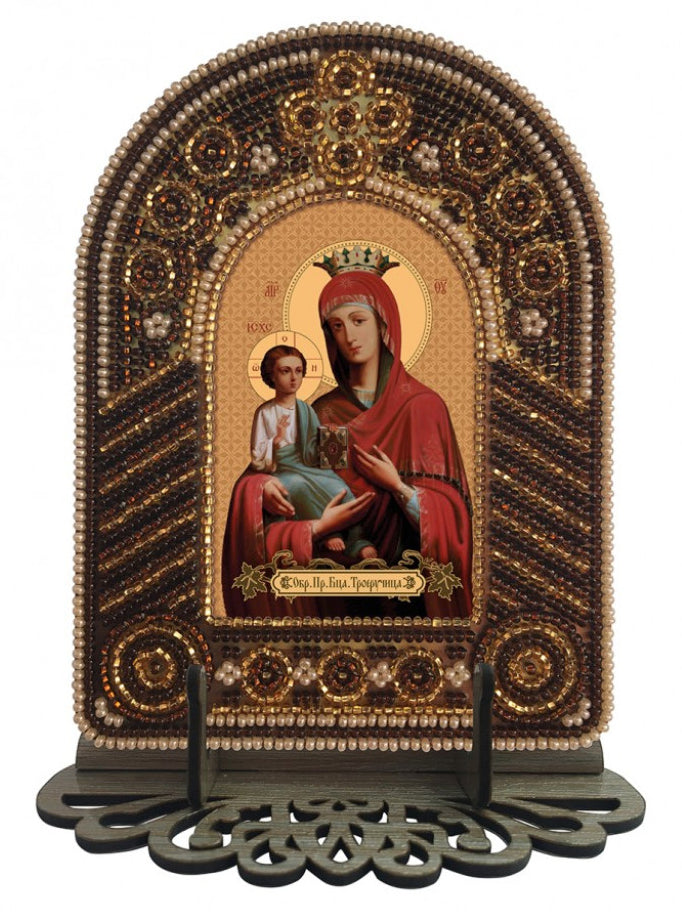 Perlenstickerei-Set, Ikone, Jungfrau Maria, Mutter Gottes, DIY