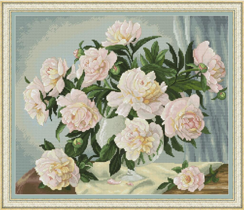 Kreuzstichset Sonnenblumen DIY Olanta