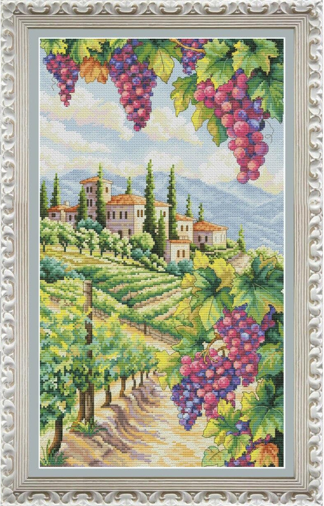 Gezähltes Kreuzstich-Set Italien DIY Olanta
