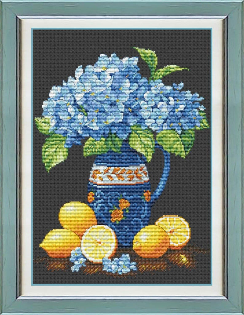 Kreuzstichset Sonnenblumen DIY Olanta
