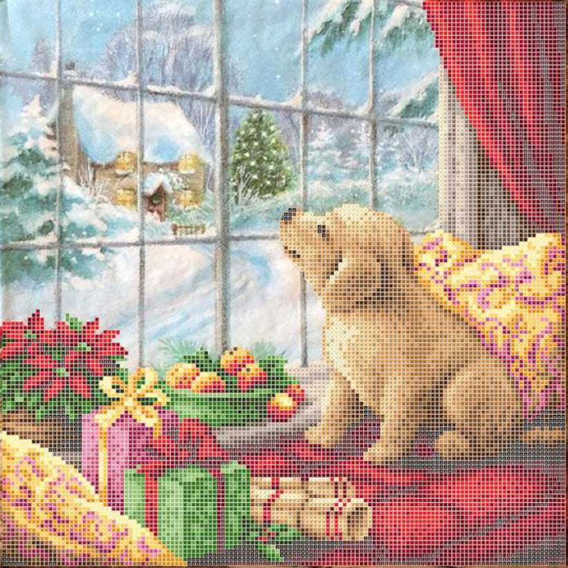 Perlenstickerei-Set Neujahrsgeschenk DIY