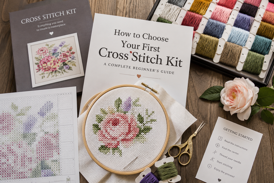 How to Choose Your First Cross Stitch Kit: A Complete Beginner's Guide