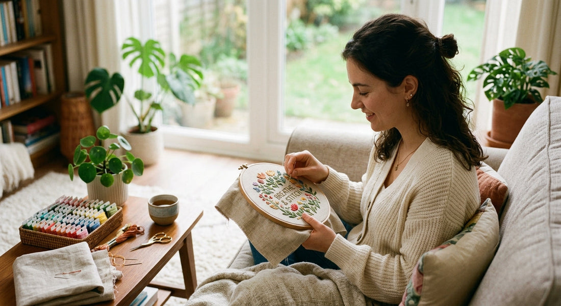 Why Embroidery Has Become a Modern Stress-Relief Hobby