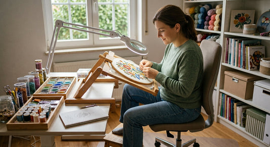 Stitching Without Strain: How to Avoid Back Pain and Eye Fatigue