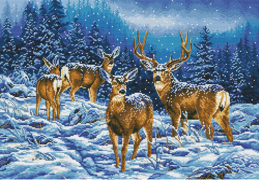 Counted Cross Stitch Kit Deer DIY