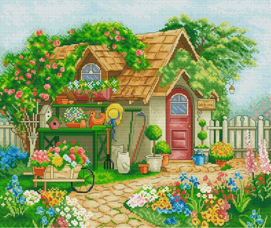 Counted Cross Stitch Kit Dream house DIY
