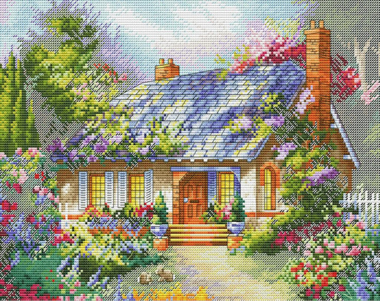 Counted Cross Stitch Kit Dream house DIY