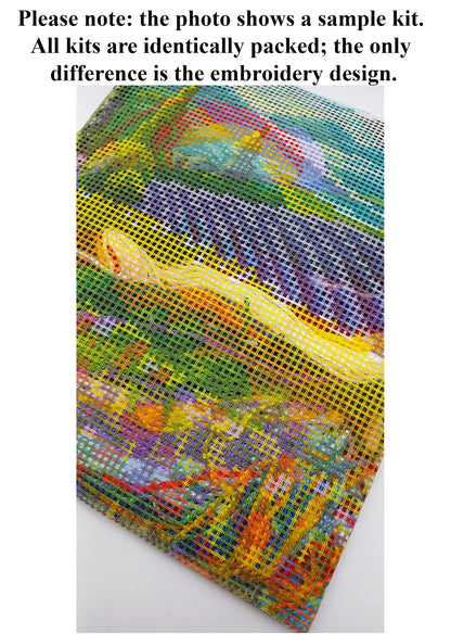 Tapestry Pillow Cover DIY kit "Persia" Needlepoint kit Printed canvas