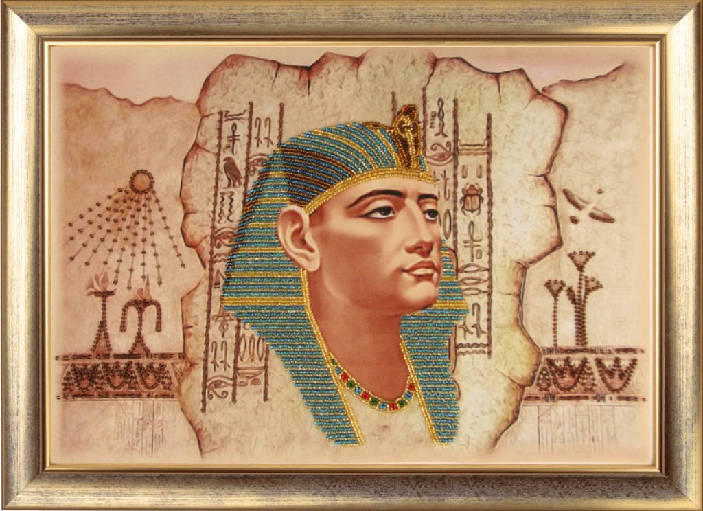 Bead embroidery kit Pharaoh DIY