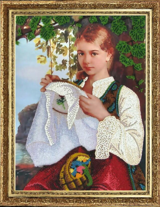 Bead embroidery kit Needlewoman DIY