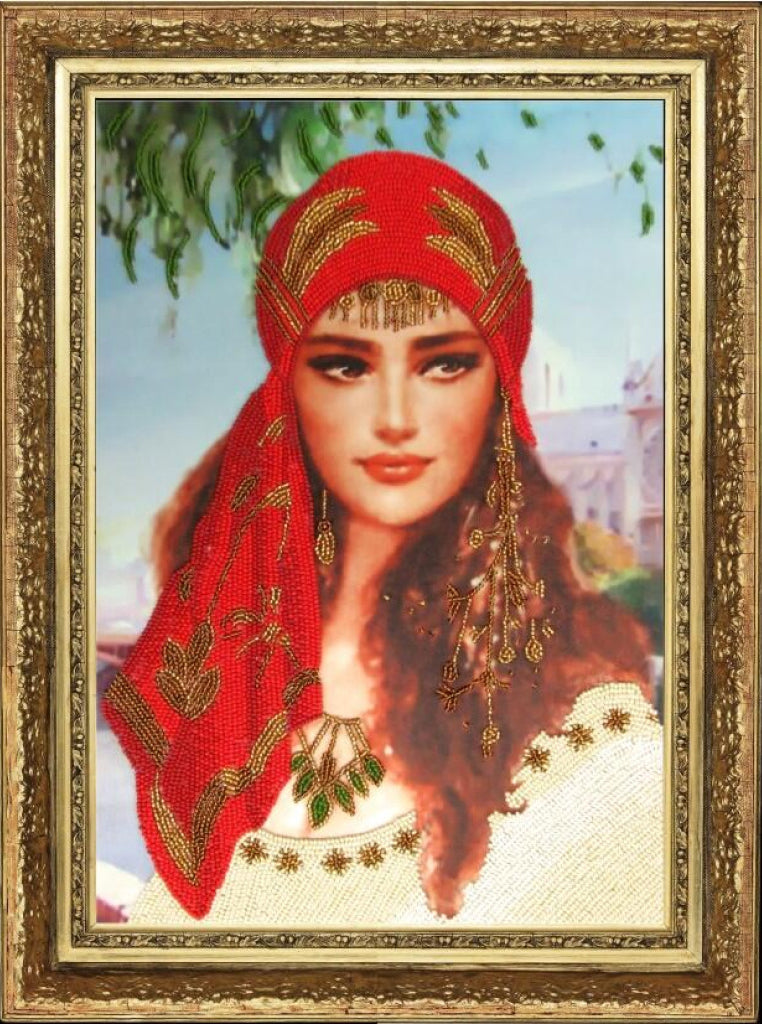 Bead embroidery kit Gypsy DIY