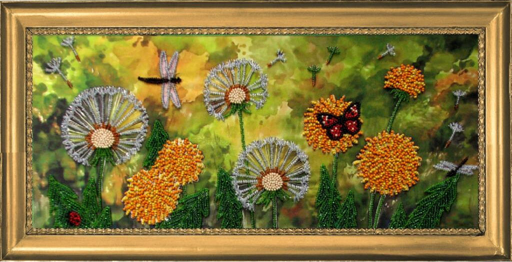 Perlenstickerei-Set Pusteblumen DIY