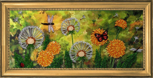 Perlenstickerei-Set Pusteblumen DIY