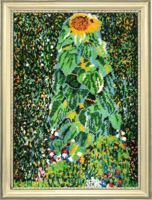 Perlenstickerei-Set Sonnenblume Klimt DIY