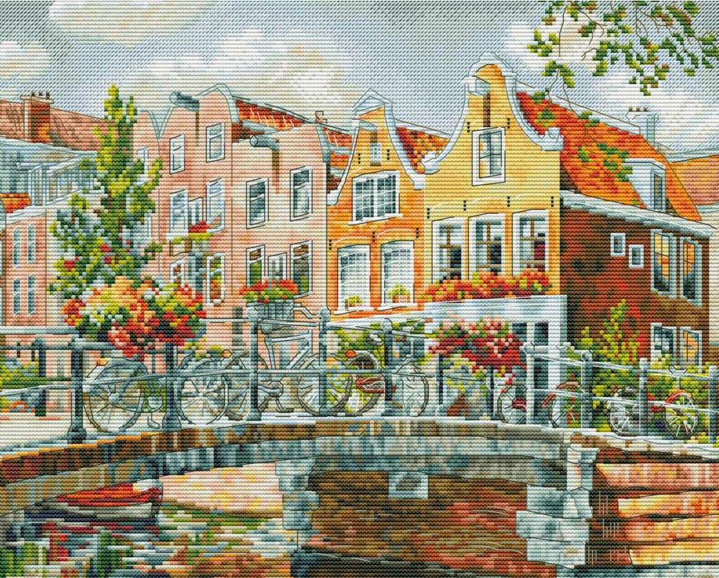 Counted Cross Stitch Kit Amsterdam DIY