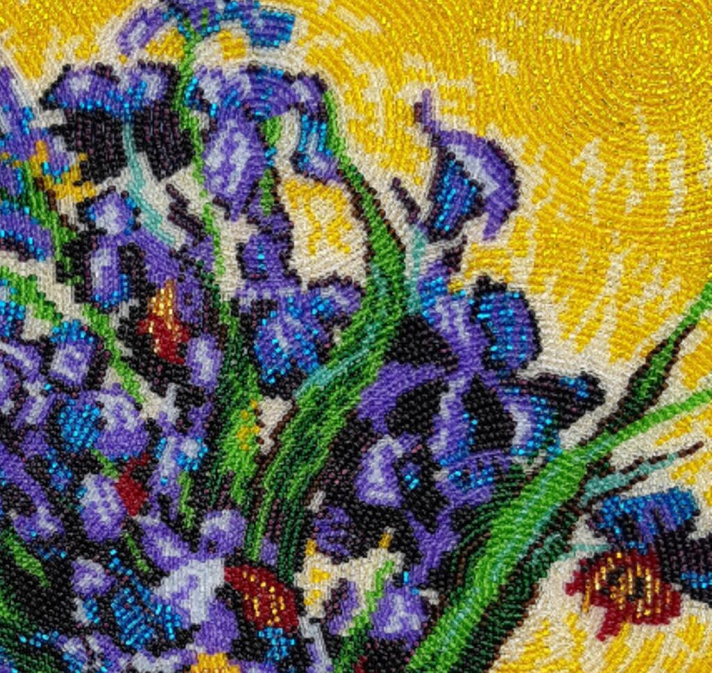 Perlenstickset Irises DIY