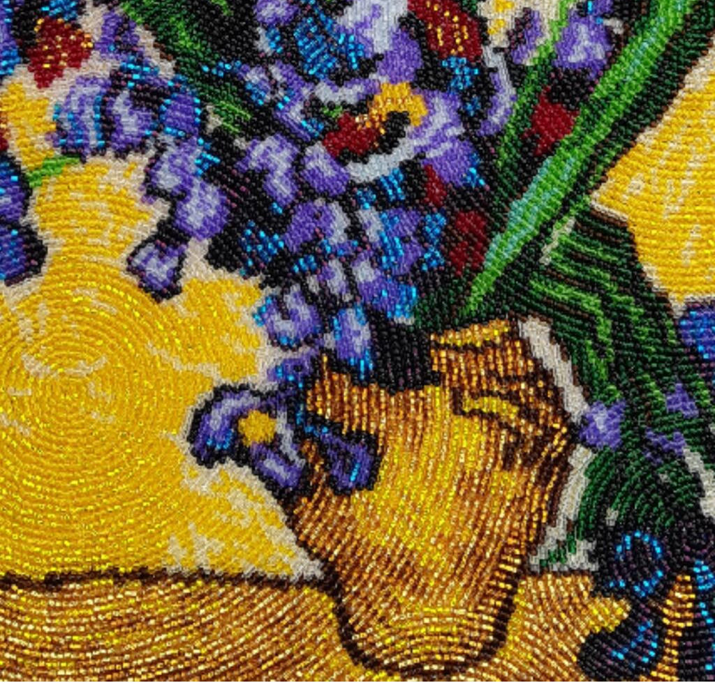 Perlenstickset Irises DIY