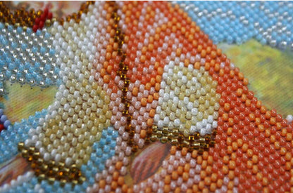 Bead Embroidery Kit Icon Holy Trinity DIY Abris Art